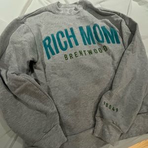 Rich Mom Brentwood Sweatshirt. Tinx Merch from her very first drop!
